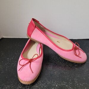Cole Haan Grand Series Cloudfeel Pink and Red Flats